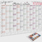 2027 Jaarplanner Kalender - Creatieve Wandkalender & Planner met Stickers