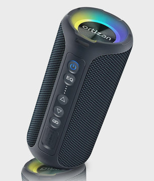 Ortizan X8 Pro Bluetooth Speaker: 40W Krachtig Geluid, IPX7 Waterdicht, RGB Licht & TWS