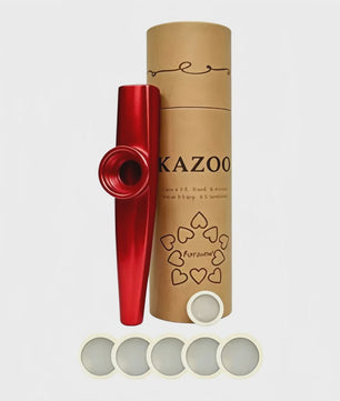 Miwayer Kazoo Set: 7 Kleuren Muziek Kazoo met Extra Membranen - Leer Snel Muziek Maken
