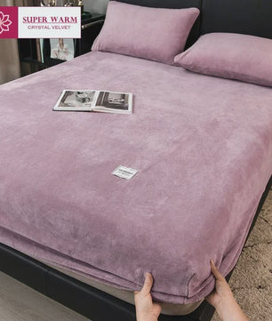 Luxe Coral Fleece Hoeslaken - Extra Zacht & Warm - Winter Beddengoed