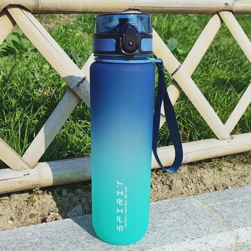 Grote Sport Waterfles 1 Liter - Draagbaar & Ideaal voor Fitness en Reizen