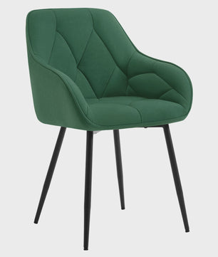 Gestoffeerde Eetkamerstoelen met Armleuningen - Set van 2 - Comfortabel & Stijlvol