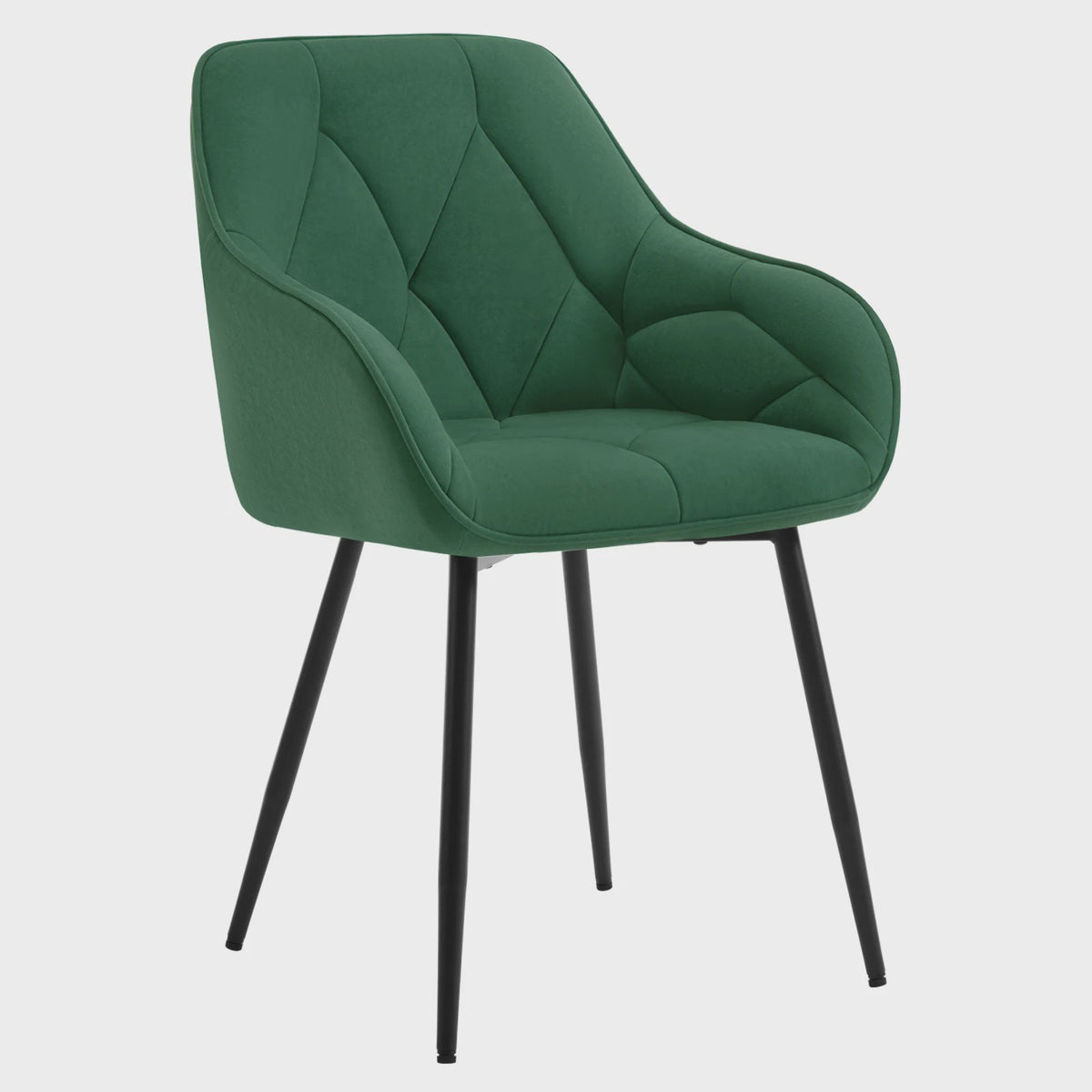 Gestoffeerde Eetkamerstoelen met Armleuningen - Set van 2 - Comfortabel & Stijlvol