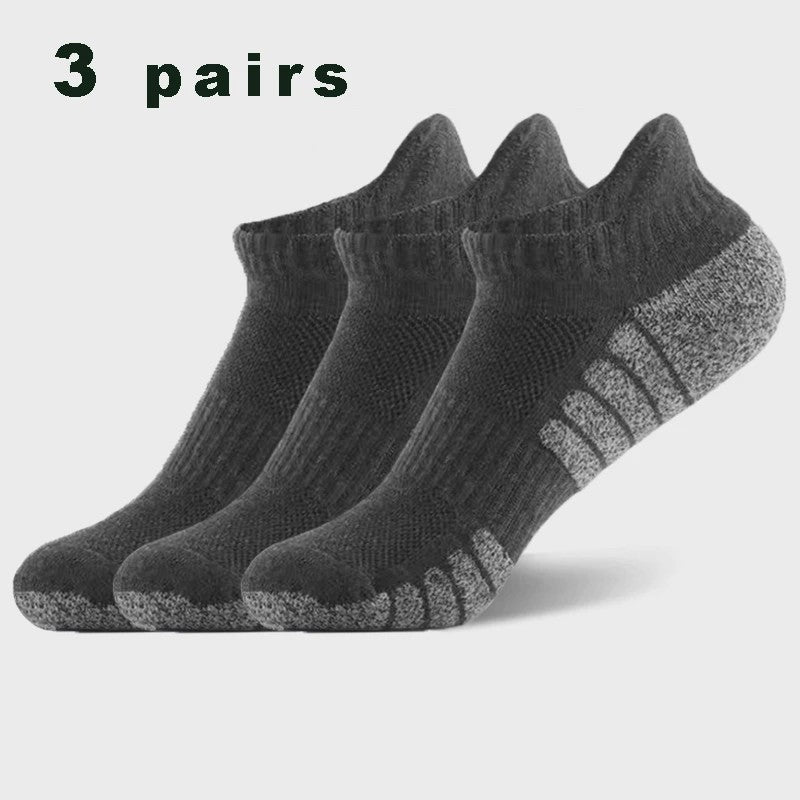 3 Paar Sportsokken Enkelsokken Heren Dames - Ademend & Comfortabel voor Fitness, Hardlopen & Outdoor