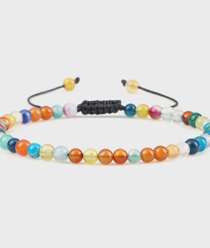 Natuurlijke 4mm Kralen Armbanden - Agate & Onyx - Yoga, Gebed & Stijlvol