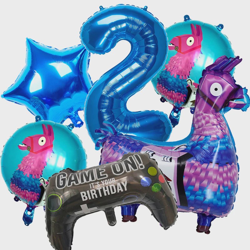 Feestdecoratie Fortnite & Llama Thema - Verjaardag, Babyborrel & Kinderfeest