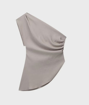 Asymmetrisch Off-Shoulder Top Dames - Trendy & Chic