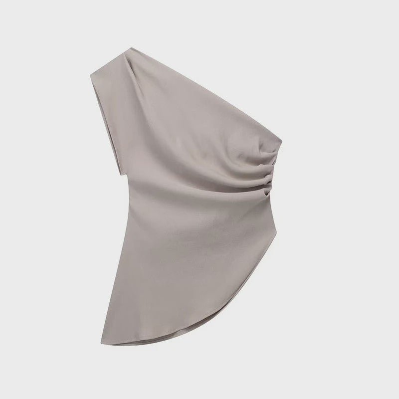 Asymmetrisch Off-Shoulder Top Dames - Trendy & Chic