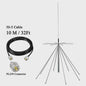 Ultra-Wideband Discone Antenne 25MHz-1300MHz met PL259 Connector
