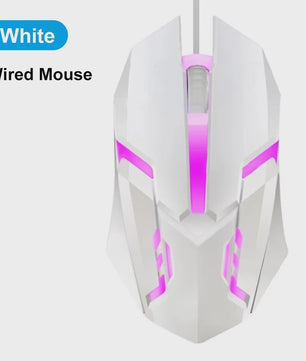 Ergonomische RGB Gaming Muis - Draadloos (2.4G & Bluetooth), Stil, 1600DPI, voor Laptop & Tablet