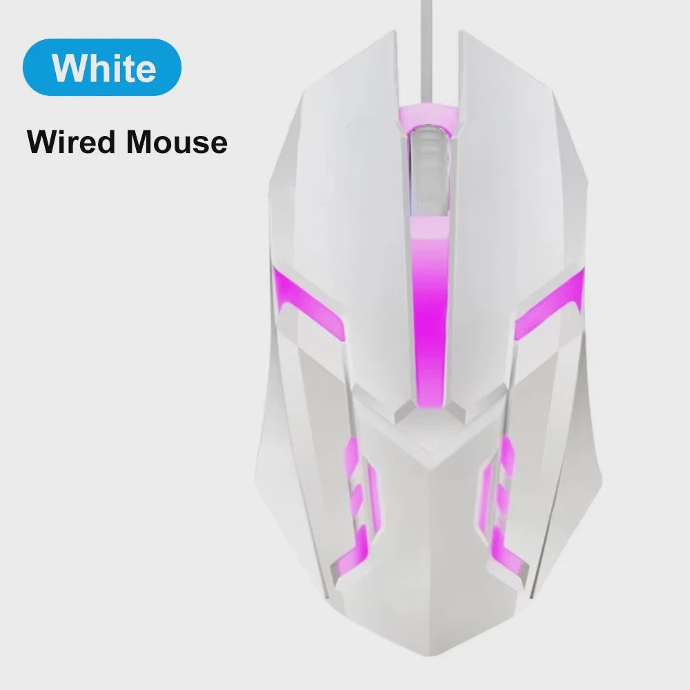 Ergonomische RGB Gaming Muis - Draadloos (2.4G & Bluetooth), Stil, 1600DPI, voor Laptop & Tablet
