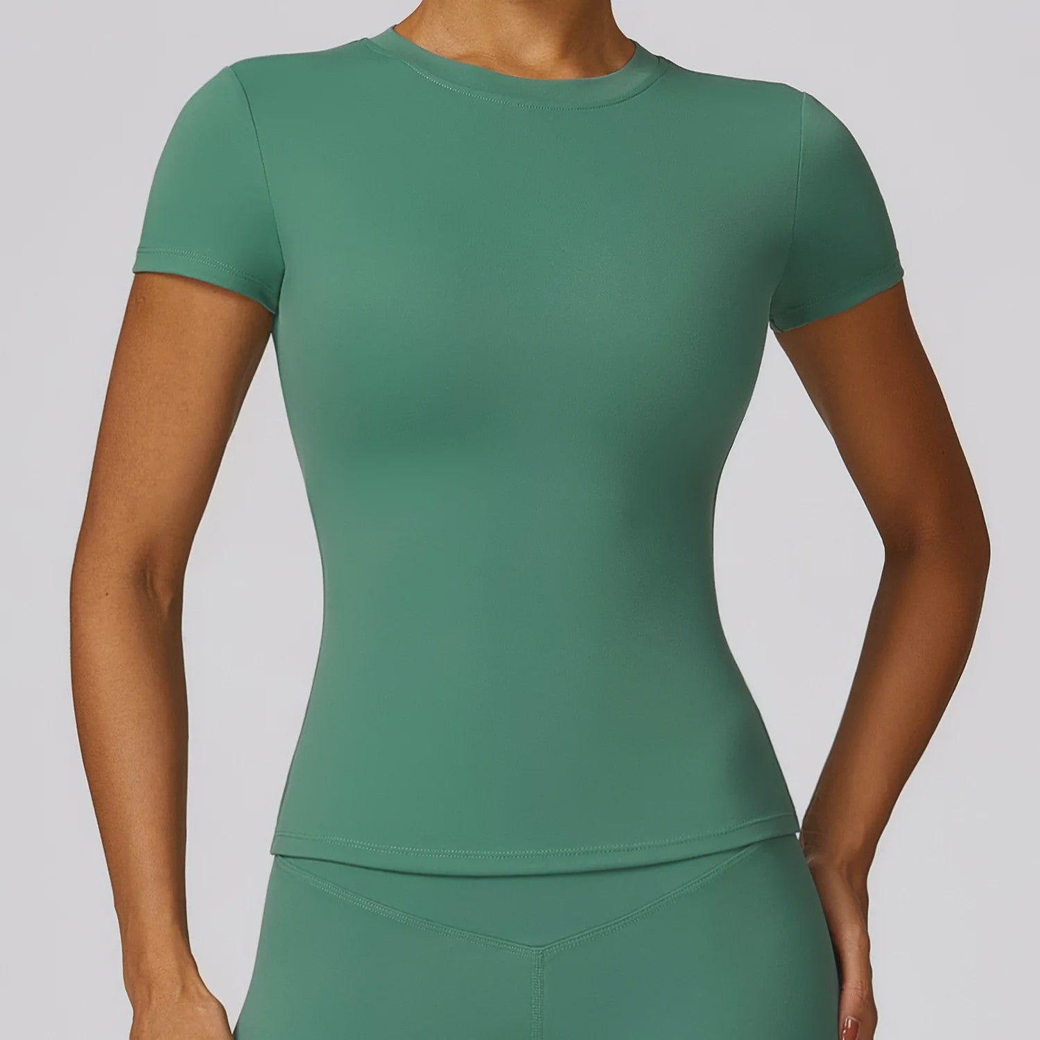 NCLAGEN Sport T-shirt Dames - Ademend & Stretchy Korte Mouw voor Yoga, Fitness & Hardlopen
