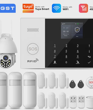 Slimme Alarmset met WiFi, GSM & Tuya Compatibiliteit - Inclusief Deursensor