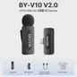 Draadloze Lavalier Microfoon BOYA BY-V voor iPhone, iPad & Android - Live Opnames & Interviews