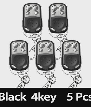 Universele 4-knops 433MHz Afstandsbediening voor Garagedeuren en Poorten - Metalen Drukknoppen