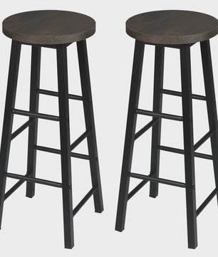 Set van 2 Hoge Barkrukken - Stabiel & Duurzaam - Bistro & Keuken