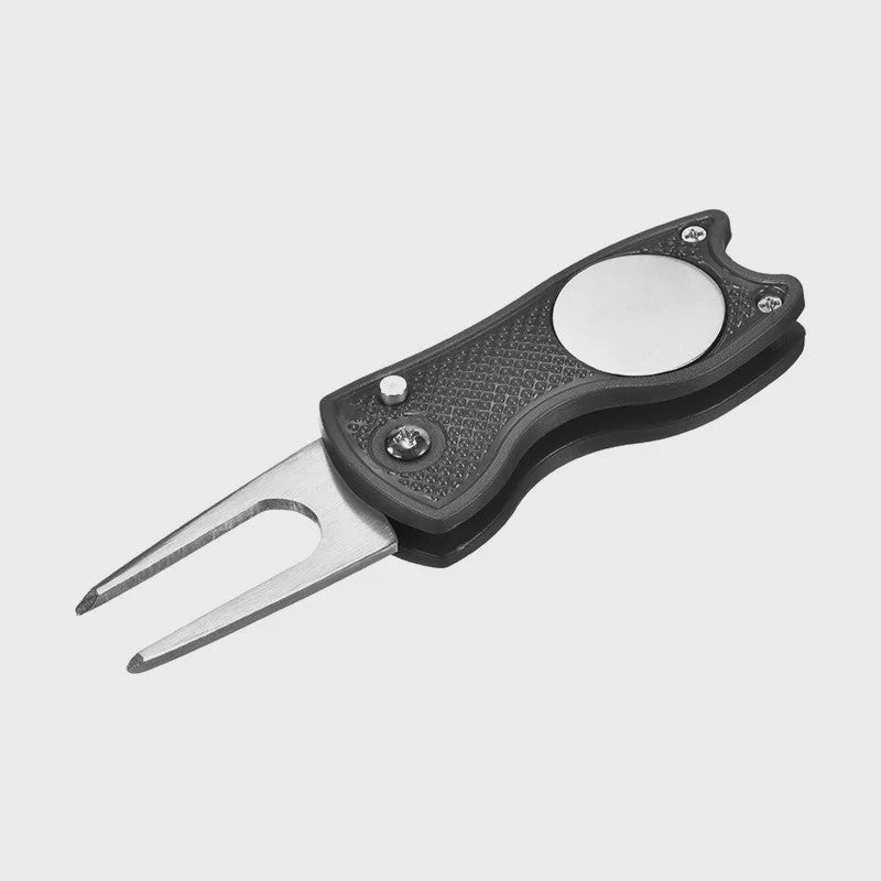 Opvouwbare Golf Divot Reparatie Tool met Magnetische Bal Marker