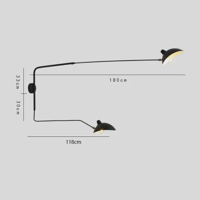 Moderne Verstelbare Vloerlamp met Lange Arm - Minimalistisch Design voor Woonkamer, Slaapkamer & Leeshoek