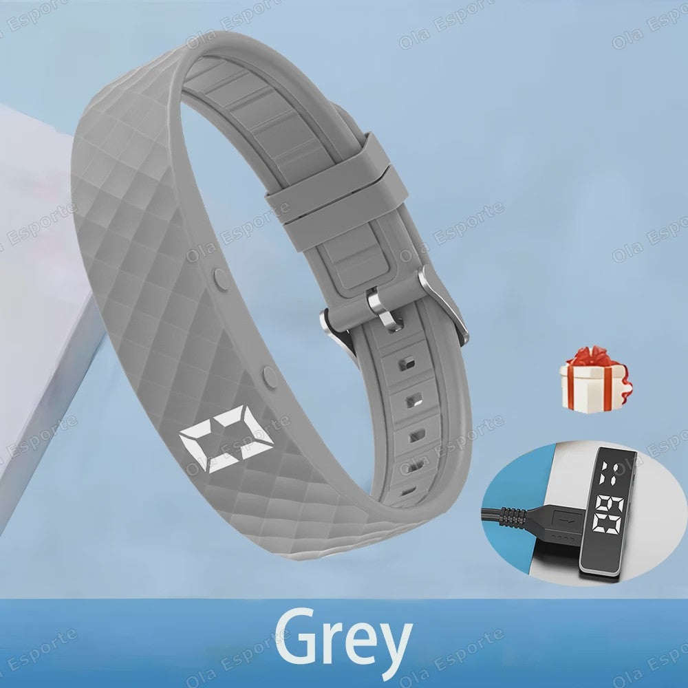 Trilwekker Armband Horloge - Stille Wekker voor Zware Slapers, Verstelbaar & Draagbaar