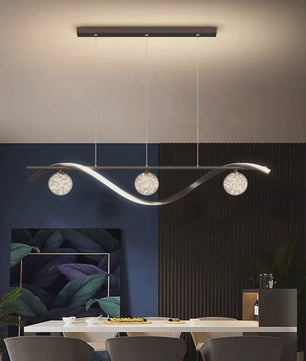 Moderne LED Hanglamp voor Eettafel & Keuken - Stijlvolle Plafondlamp met Sfeervolle Verlichting
