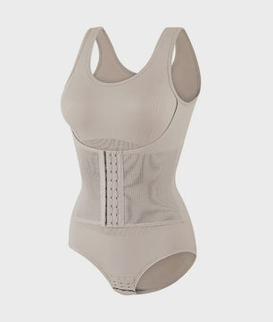 Dames Bodysuit Shapewear met Rits en Buikcontrole - Taille Trainer & Slankmakend Korset