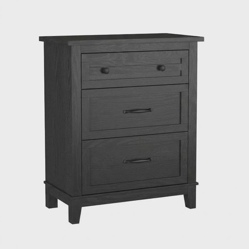 Moderne Ladekast van MDF - 74x40x75cm - Slaapkamer Commode met Textuur Fronten en Anti-Tip Kit