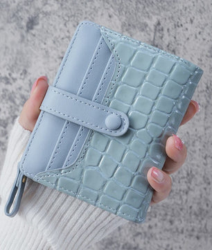 Compacte Portemonnee met Kroko Print - Kaarthouder & Muntportemonnee voor Dames