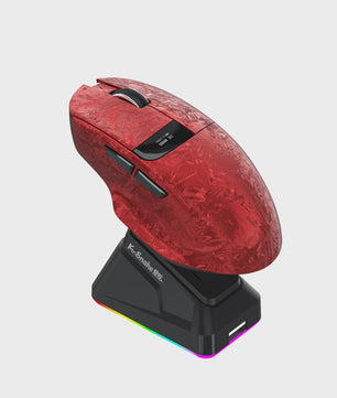 Lenovo Draadloze Gaming Muis: 3 Modi, 35K DPI, Ergonomisch, LED Display & Laadstation