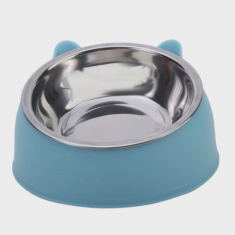Verhoogde RVS Kattenbak & Voerbak - Kantelbaar Design voor Puppy, Kitten & Hond