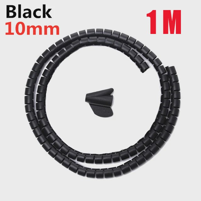 Flexibele Kabel Organizer Spiraal Beschermer - 2M/1M Lengte, 10mm/16mm Diameter