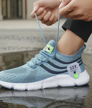 Herensneakers Ademend Lichtgewicht Mesh - Casual Sport & Hardloopschoenen