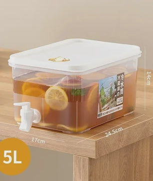 3.5L Waterdispenser met Kraan - Grote Sapcontainer voor Koude Dranken