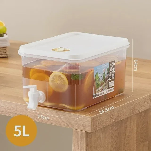 3.5L Waterdispenser met Kraan - Grote Sapcontainer voor Koude Dranken