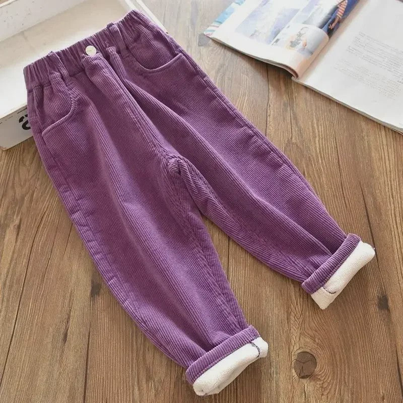 Warme Corduroy Broek Kinderen - Herfst/Winter Casual & Sportief