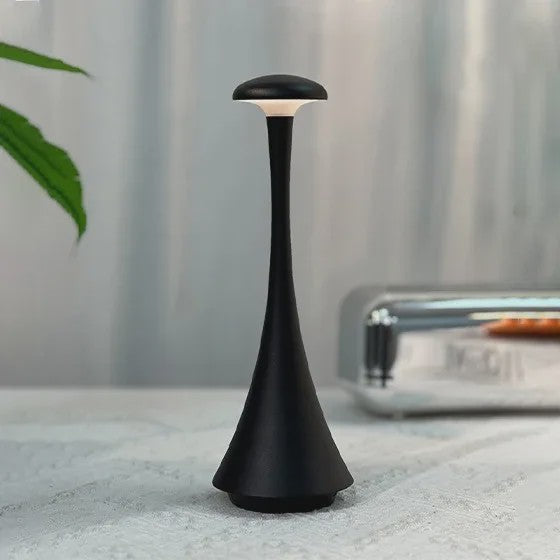Draadloze Mushroom Tafellamp LED - Oplaadbaar & Dimbaar met Touch Bediening