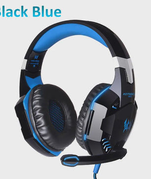 G2000 Gaming Headset met Microfoon, LED Verlichting en 50mm Speakers - PC, PS4, Xbox One