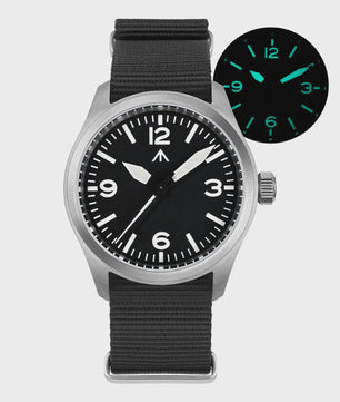 Militado ML08 Vintage Herenhorloge - Quartz VH31, Saffierglas, 10ATM Waterdicht