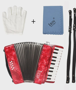 IRIN AR-80 Accordeon - 22 Toetsen, 8 Bassen - Professioneel Instrument