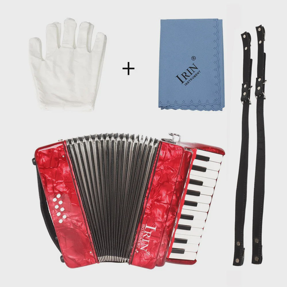 IRIN AR-80 Accordeon - 22 Toetsen, 8 Bassen - Professioneel Instrument