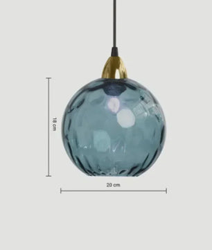 Kleurrijke Moderne Glazen Hanglamp - Stijlvolle Plafondlamp voor Woonkamer & Eetkamer