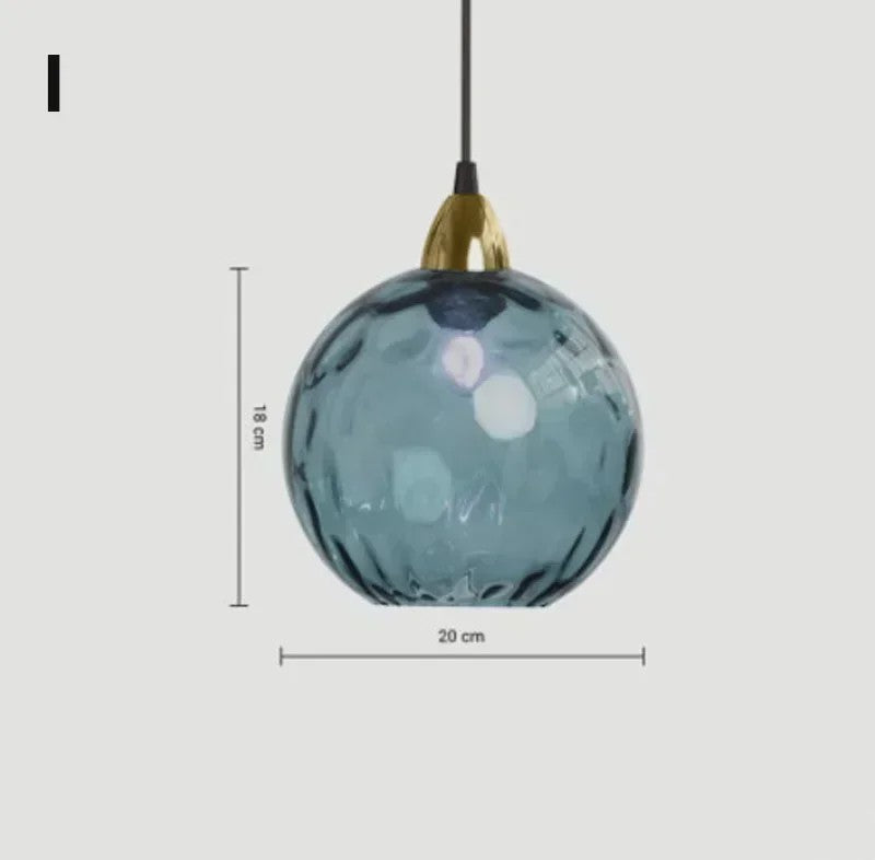 Kleurrijke Moderne Glazen Hanglamp - Stijlvolle Plafondlamp voor Woonkamer & Eetkamer