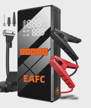 5000A Auto Startkabels Powerbank met 150PSI Bandenpomp - Noodstart & Opladen
