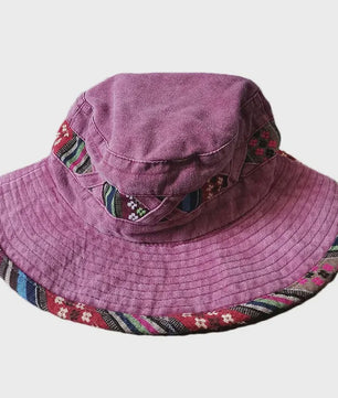 Heren Bucket Hat met Brede Rand - UV Bescherming voor Vissen, Wandelen & Outdoor