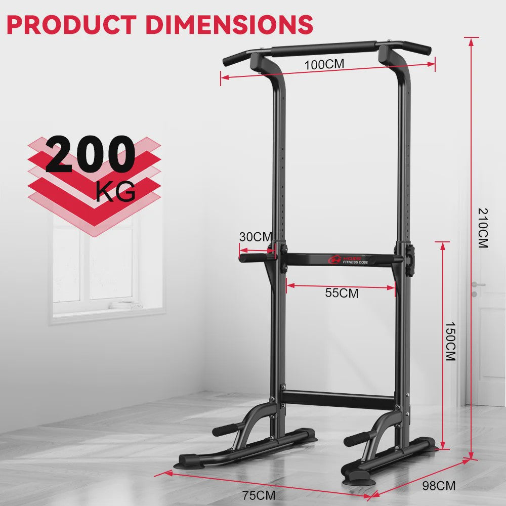 Power Tower Home Gym Station - Multifunctioneel Dip Station & Pull Up Bar