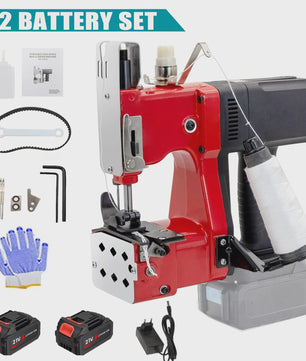 Draagbare Elektrische Naaimachine 21V - Snel, Automatisch, Incl. 2 Batterijen