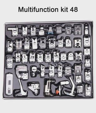 Uitgebreide Set Naaimachine Voetjes (11-82 Stuks) - Multifunctioneel voor Diverse Stijlen