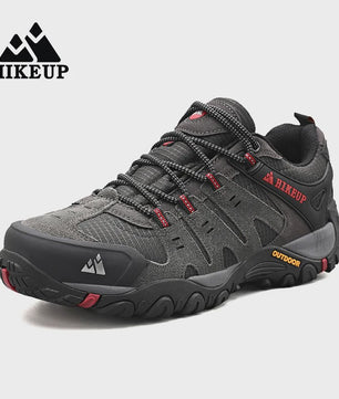 HIKEUP Heren Wandelschoenen - Suede Leer, Outdoor & Slijtvast