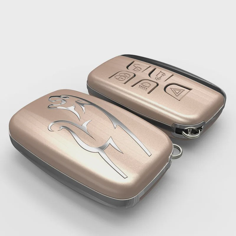 Luxe Sleuteletui voor Jaguar 5-knops Smart Remote - Duurzaam & Stijlvol