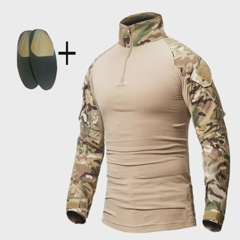 Tactisch Camouflage Uniform Set: Cargo Broek & Shirt voor Heren