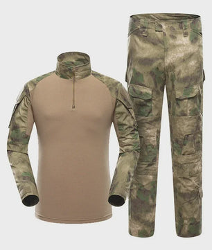 Tactisch Uniform Set: Camouflage Shirt & Broek voor Outdoor, Jacht & Airsoft